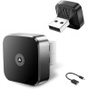2026 adaptateur sans fil carplay & android auto 2-en-1, adaptateur android auto wifi 2,4+5,0 ghz, connexion bleutooth 5.0 stable