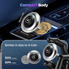 2026 adaptateur de voiture sans fil carplay & android 2 en 1, 2,4 + 5,0 ghz wifi6 android, plug and play, connexion stable bleut