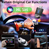Carplay Adaptateur sans Fil, CarPlay sans Fil 2 en 1 pour CarPlay/Android Auto, Cle Car Play Connectivité Rapide et Stable, Plug