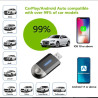 Carplay Adaptateur sans Fil, CarPlay sans Fil 2 en 1 pour CarPlay/Android Auto, Cle Car Play Connectivité Rapide et Stable, Plug
