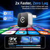 Adaptateur Audio sans Fil CarPlay & Android Auto 2-en-1, USB/Type-C,Plug-and-Play, Connexion Rapide et Stable, Adaptateur sans F
