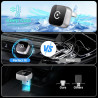 Adaptateur Audio sans Fil CarPlay & Android Auto 2-en-1, USB/Type-C,Plug-and-Play, Connexion Rapide et Stable, Adaptateur sans F