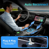 Adaptateur Audio sans Fil CarPlay & Android Auto 2-en-1, USB/Type-C,Plug-and-Play, Connexion Rapide et Stable, Adaptateur sans F
