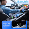 OVVOFPP 2026 Adaptateur CarPlay sans Fil Puce quadricœur 5G sans Latence Filaire-sans Fil prêt à l'emploi,Connexion Rapide et St