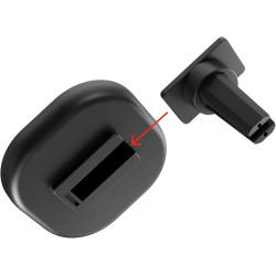 TomTom Support de Grille d'aération avec Fixation magnétique Qui maintient Tom en Toute sécurité