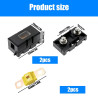 2 Pièces Porte Fusible Voiture ANS & 2 Midi 60 A, Fusibles Midi Boulonnés Haute Conductivité, Porte Fusible 12V-58V Etanche, Fus