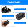 2 Pièces Porte Fusible Voiture ANS & 2 Midi 60 A, Fusibles Midi Boulonnés Haute Conductivité, Porte Fusible 12V-58V Etanche, Fus