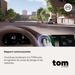 TomTom Assistant d'Aide à la Conduite - Alertes des Zones de Contrôle y Compris avec Radar - embouteillage | sans abonnement | C