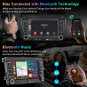 Autoradio pour vw passat golf polo caddy eos touran tiguan jetta seat skoda, radio vw avec carplay & android auto sans fil, écra
