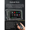 Radio vw avec carplay & android auto sans fil, écran 7 pouces, bleutooth, mirror link, eq, fm/am/rds radio, swc, autoradio pour 
