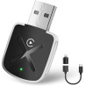 Adaptateur CarPlay sans Fil 2026 pour iPhone, Cle CarPlay Wireless Convertit CarPlay Filaire en Adaptateur sans Fil, Compatible 
