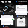 Adaptateur CarPlay sans Fil 2026 pour iPhone, Cle CarPlay Wireless Convertit CarPlay Filaire en Adaptateur sans Fil, Compatible 