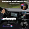 Adaptateur CarPlay sans Fil 2026 pour iPhone, Cle CarPlay Wireless Convertit CarPlay Filaire en Adaptateur sans Fil, Compatible 
