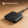 Motorola drive ma2 adaptateur sans fil android auto – développé par google | wi-fi 5 ghz | connexion automatique bleutooth | usb