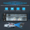 Junsun autoradio 1 din avec écran tactile 6,36", compatible carplay & android auto, bleutooth, gps, fm, charge type-c, 2 usb, mi