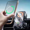 TNSLAND Chargeur de voiture sans fil 15 W et support de téléphone, support de chargeur de voiture sans fil, station de charge in