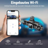 Dashcam Voiture Avant Arriere 4k/1080p,4 Canaux Caméra Embarquée Voiture Avec Carte Sd 64g,Écran Ips 3",24h Mode Parking,Grand A