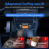Mini Adaptateur CarPlay sans Fil : 2 en 1 CarPlay et Android Auto Wireless Adapter Connexion Rapide Stable et sans Retard-Dongle