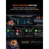 Adaptateur carplay sans fil 4-en-1 pour apple carplay & android auto, airplay & mirrorlink, diffusion d' écran voiture, wifi 5.8
