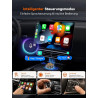 Adaptateur carplay sans fil 4-en-1 pour apple carplay & android auto, airplay & mirrorlink, diffusion d' écran voiture, wifi 5.8