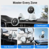 Tounee Support Voiture MagSafe, Aspiration 40kg Aimant 1540g, réglable 360° Tableau Bord, Compatible iPhone 12-17 Pro Max Air Pl