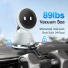 Tounee Support Voiture MagSafe, Aspiration 40kg Aimant 1540g, réglable 360° Tableau Bord, Compatible iPhone 12-17 Pro Max Air Pl