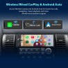 Autoradio 1 din avec écran tactile (6,3") compatible avec apple carplay [wireless] / android auto bleutooth type-c usb (charge r