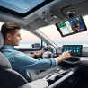 GPS Voiture, GPS Navigation Voiture 7 Pouces avec Cartes de l'europe 2025, Mises à Jour Gratuites, Points D'intérêt et Alerte de