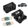 2 Pièces Fusibles Midi 40A et Porte-Fusibles ANS, Fusible Voiture, Haute Tension 12V-58V, Compatible avec Voitures, Camions, Véh