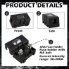 2 Pièces Fusibles Midi 40A et Porte-Fusibles ANS, Fusible Voiture, Haute Tension 12V-58V, Compatible avec Voitures, Camions, Véh