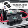 2 Pièces Fusibles Midi 100A et Porte-Fusibles ANS, Fusible Voiture, Haute Tension 12V-58V, Compatible avec Voitures, Camions, Vé
