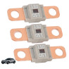 3 Pièces Fusibles Midi 150A, Fusible Voiture, Haute Tension 12V-58V, Compatible avec Voitures, Camions, Véhicules de Constructio