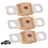 3 Pièces Fusibles Midi 175A, Fusible Voiture, Haute Tension 12V-58V, Compatible avec Voitures, Camions, Véhicules de Constructio