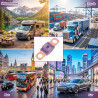 3 Pièces Fusibles Midi 200A, Fusible Voiture, Haute Tension 12V-58V, Compatible avec Voitures, Camions, Véhicules de Constructio
