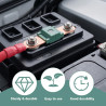 3 Pièces Fusibles Midi 40A, Fusible Voiture, Haute Tension 12V-58V, Compatible avec Voitures, Camions, Véhicules de Construction