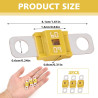 3 Pièces Fusibles Midi 60A, Fusible Voiture, Haute Tension 12V-58V, Compatible avec Voitures, Camions, Véhicules de Construction
