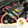 3 Pièces Fusibles Midi 60A, Fusible Voiture, Haute Tension 12V-58V, Compatible avec Voitures, Camions, Véhicules de Construction