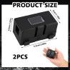2 Pièces Porte-Fusibles ANS, Fusible Voiture, Haute Tension 12V-58V, Compatible avec Voitures, Camions, Véhicules de Constructio