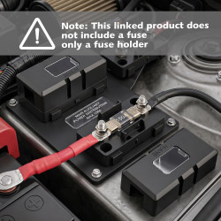 2 Pièces Porte-Fusibles ANS, Fusible Voiture, Haute Tension 12V-58V, Compatible avec Voitures, Camions, Véhicules de Constructio