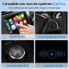Adaptateur Carplayy sans Fil, Mini clé USB Carplayy sans Fil, Plug and Play, Compatible avec Les Voitures fonctionnant sous iOS 