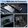Adaptateur Carplayy sans Fil, Mini clé USB Carplayy sans Fil, Plug and Play, Compatible avec Les Voitures fonctionnant sous iOS 