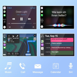 Adaptateur Carplayy sans Fil, Mini clé USB Carplayy sans Fil, Plug and Play, Compatible avec Les Voitures fonctionnant sous iOS 