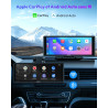 Essgoo écran carplay voiture 10,26 pouces avec caméra de recul prend en charge a-pple carplay & android auto,gps,fm, mirror link