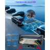 Essgoo écran carplay voiture 10,26 pouces avec caméra de recul prend en charge a-pple carplay & android auto,gps,fm, mirror link