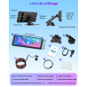 Essgoo écran carplay voiture 10,26 pouces avec caméra de recul prend en charge a-pple carplay & android auto,gps,fm, mirror link