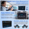 ESSGOO Autoradio 2 DIN 10,1 Pouces Android 15 avec CarPlay/Android Auto | Android 15, 4+64 Go, IPS 1280×720, CarPlay/Android Aut