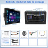 ESSGOO Autoradio 2 DIN 10,1 Pouces Android 15 avec CarPlay/Android Auto | Android 15, 4+64 Go, IPS 1280×720, CarPlay/Android Aut