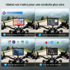 Écran motorcycle carplay avec android auto – 5” gps étanche, pantalla para moto, apple carplay, système de navigation pour moto,