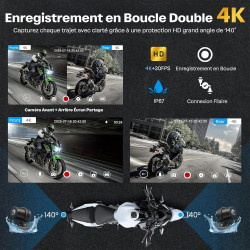 Wonvon écran motorcycle carplay avec android auto – 7” gps étanche, pantalla para moto, apple carplay, système de navigation pou