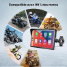 Wonvon écran motorcycle carplay avec android auto – 7” gps étanche, pantalla para moto, apple carplay, système de navigation pou